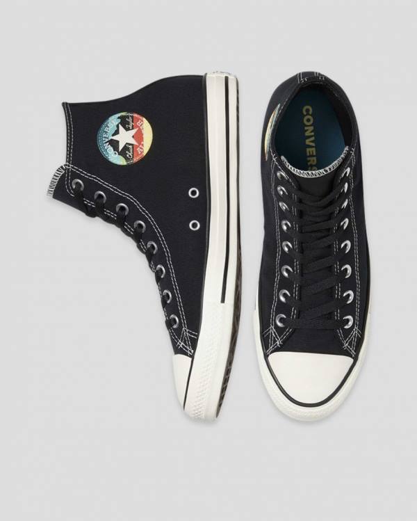 Men's Converse Chuck Taylor All Star National Parks Patch High Tops Shoes Black | CV-730UNW