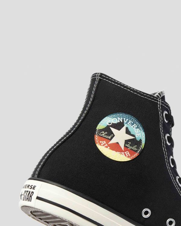 Men's Converse Chuck Taylor All Star National Parks Patch High Tops Shoes Black | CV-730UNW