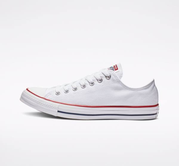 Men's Converse Chuck Taylor All Star Optical White Low Tops Shoes White | CV-194IXE