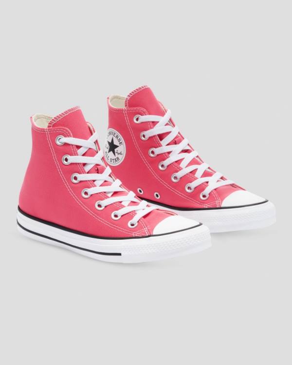 Men's Converse Chuck Taylor All Star Seasonal Colour High Tops Shoes Pink | CV-725DPG