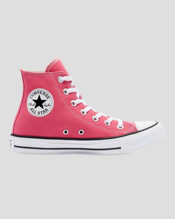 Men\'s Converse Chuck Taylor All Star Seasonal Colour High Tops Shoes Pink | CV-725DPG