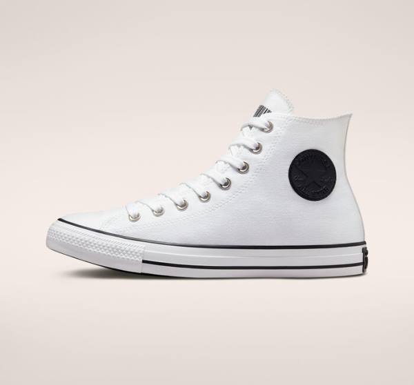 Men's Converse Chuck Taylor All Star Translucent Barcode High Tops Shoes White / Black / White | CV-301RVO