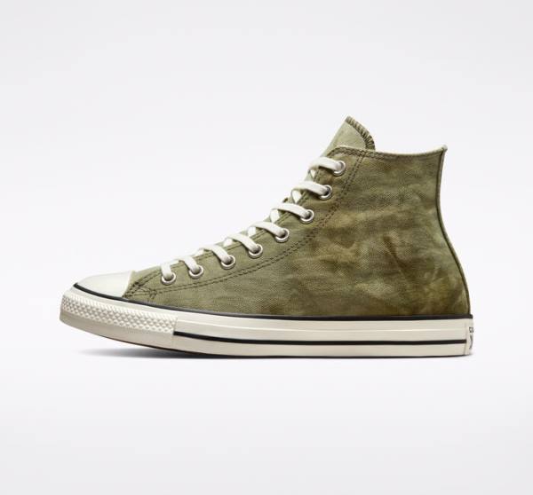 Men's Converse Chuck Taylor All Star Washed Canvas High Tops Shoes Light | CV-709IKQ