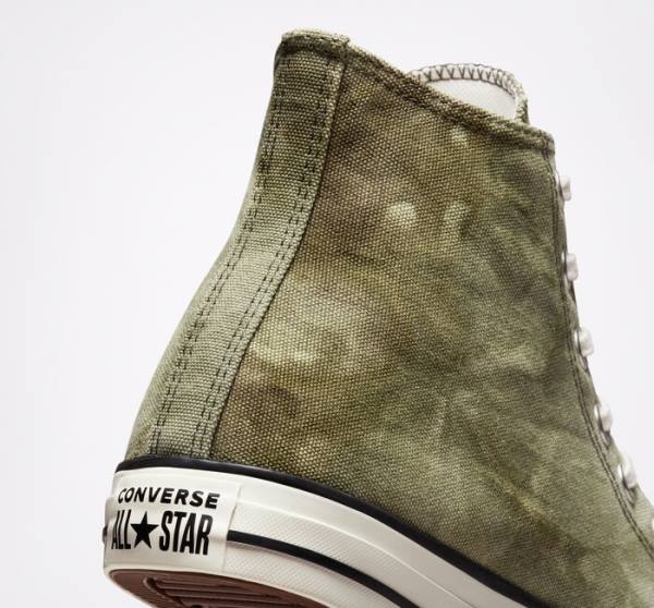 Men's Converse Chuck Taylor All Star Washed Canvas High Tops Shoes Light | CV-709IKQ