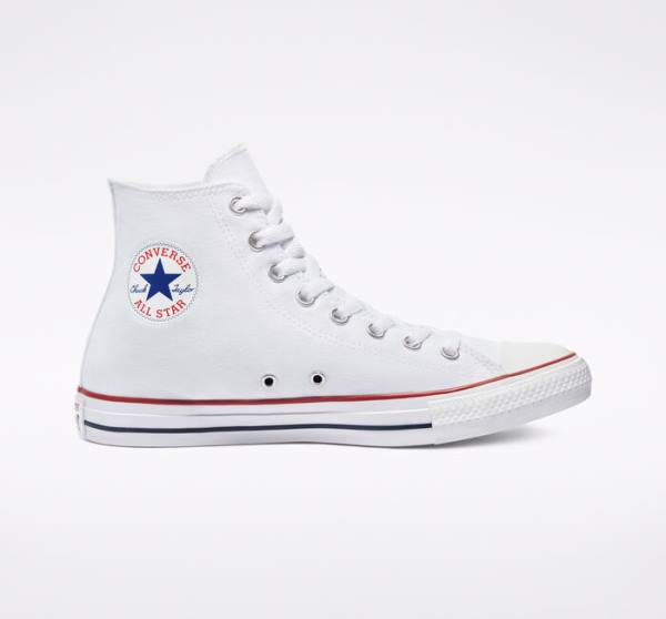 Men\'s Converse Chuck Taylor All Star White High Tops Shoes White | CV-305DLS