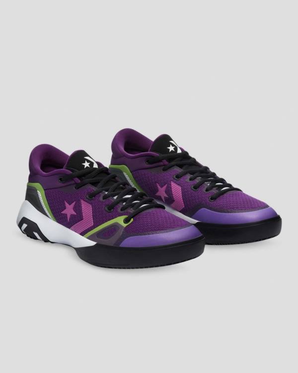 Men's Converse G4 Soundwave Low Tops Shoes Purple | CV-396VRT