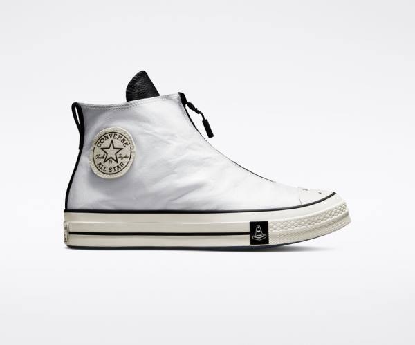 Men\'s Converse Joshua Vides Chuck 70 High Tops Shoes White / Black | CV-328BXY