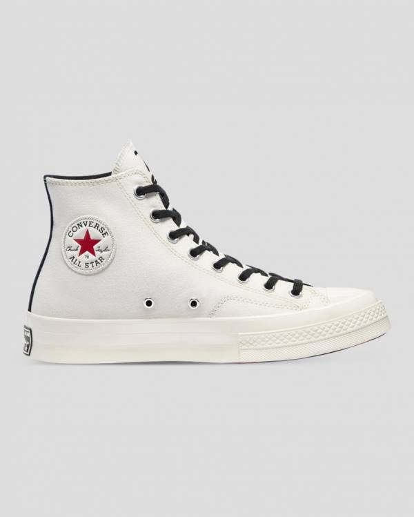 Men\'s Converse Keith Haring Chuck 70 High Tops Shoes Beige | CV-512VQX