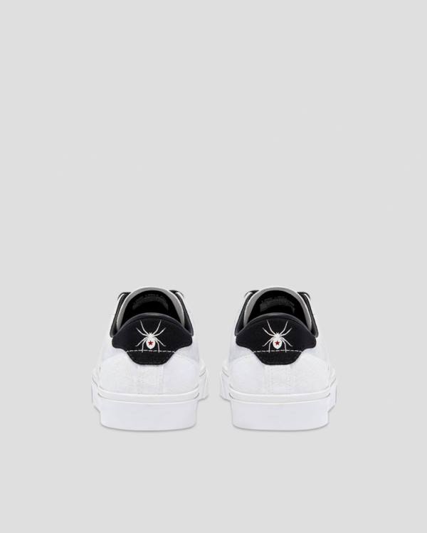 Men's Converse Louie Lopez Pro Roll Up Low Tops Shoes White | CV-654TUF