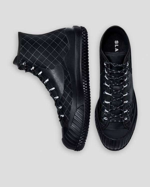 Men's Converse Slam Jam Bosey MC High Tops Shoes Black | CV-310NMX