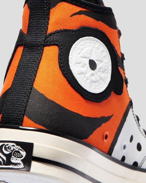 Men's Converse Soulgoods Chuck 70 High Tops Shoes Orange White | CV-203MPE