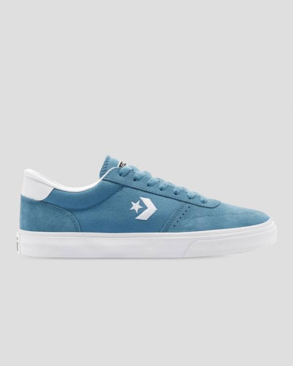 Women\'s Converse Boulevard Low Tops Shoes Blue | CV-950YWO