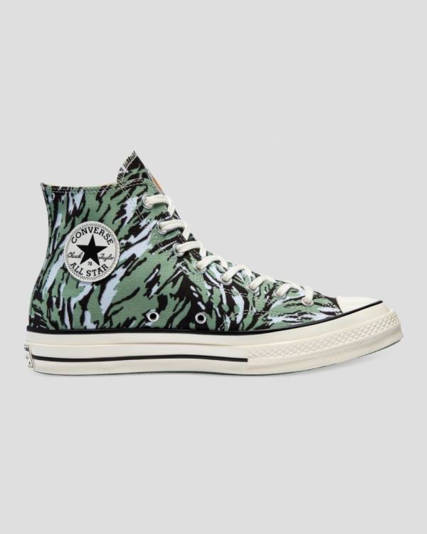 Women\'s Converse Carhartt Chuck 70 High Tops Shoes Green | CV-817OJC