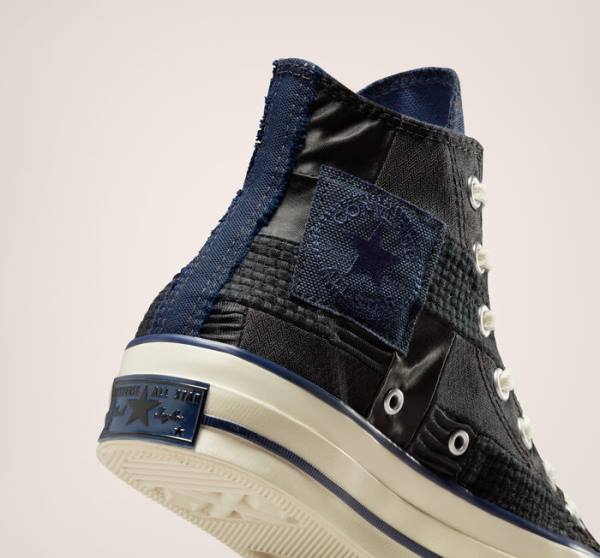 Women's Converse Chuck 70 It's Possible High Tops Shoes Black / Navy | CV-486PHC