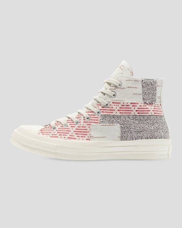 Women's Converse Chuck 70 Patchwork High Tops Shoes Pink Grey | CV-974XIG