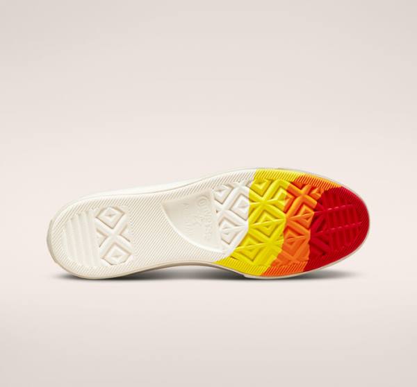 Women's Converse Chuck 70 Pride High Tops Shoes White / Red | CV-619KSA