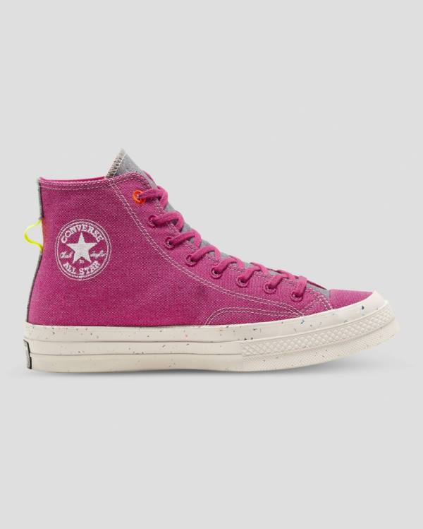 Women\'s Converse Chuck 70 Renew Regrind Foxing High Tops Shoes Pink | CV-308ARL