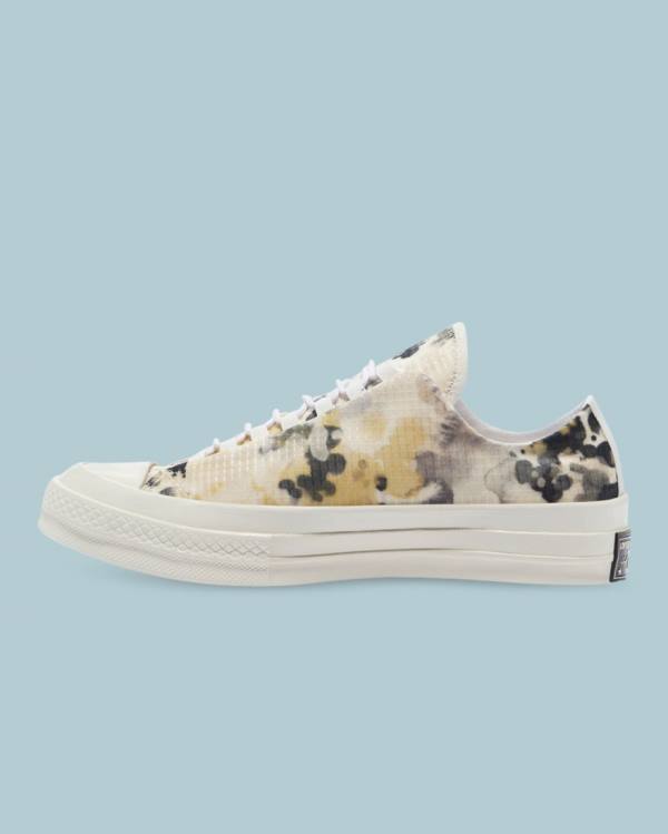 Women's Converse Chuck 70 Summer Fest Ripstop Low Tops Shoes Black Beige | CV-685WNI