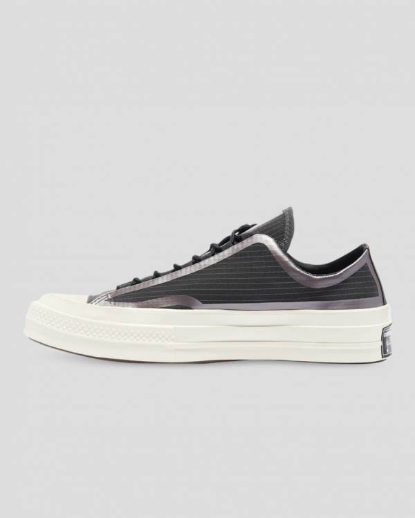 Women's Converse Chuck 70 Tape Seam Low Tops Shoes Black | CV-476BMP