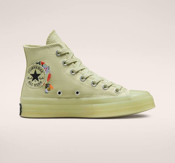 Women\'s Converse Chuck 70 We Are Stronger Together High Tops Shoes Olive / Black | CV-630KMN