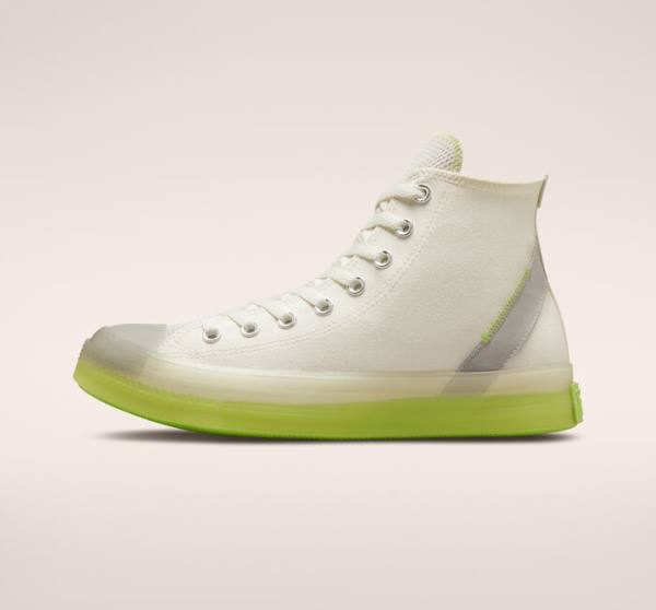 Women's Converse Chuck Taylor All Star CX Crafted Stripes High Tops Shoes Light Green | CV-214BWN