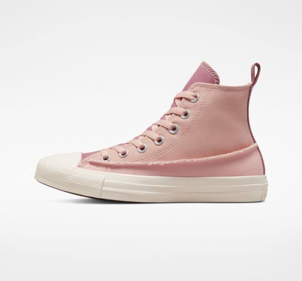 Women's Converse Chuck Taylor All Star Crafted Canvas High Tops Shoes Pink / Pink / Pink | CV-326GHK