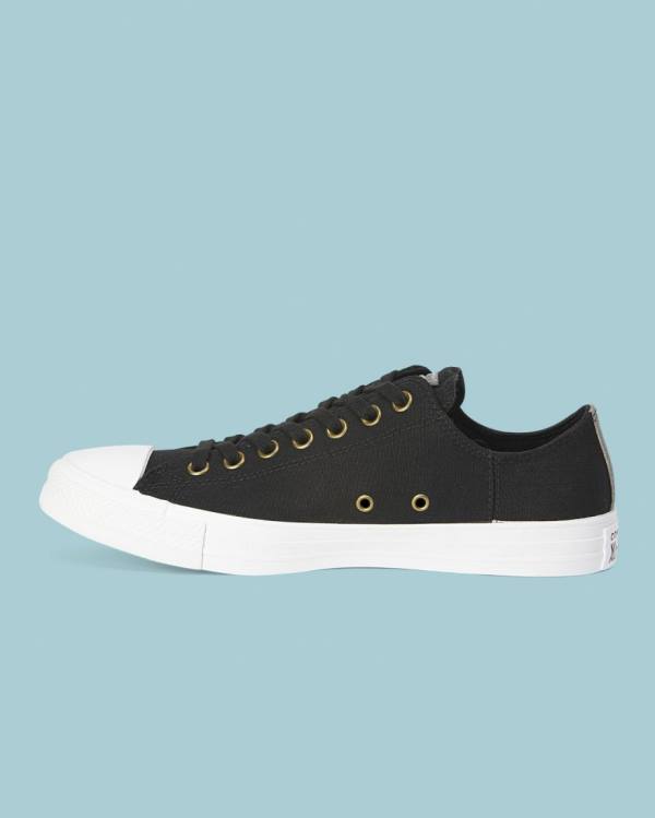 Women's Converse Chuck Taylor All Star Clean N Preme Low Tops Shoes Black | CV-352XWK