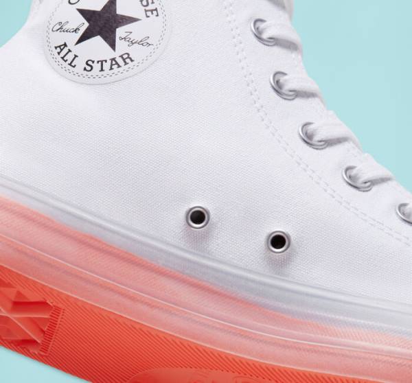 Women's Converse Chuck Taylor All Star CX High Tops Shoes White / Mango | CV-371BCO