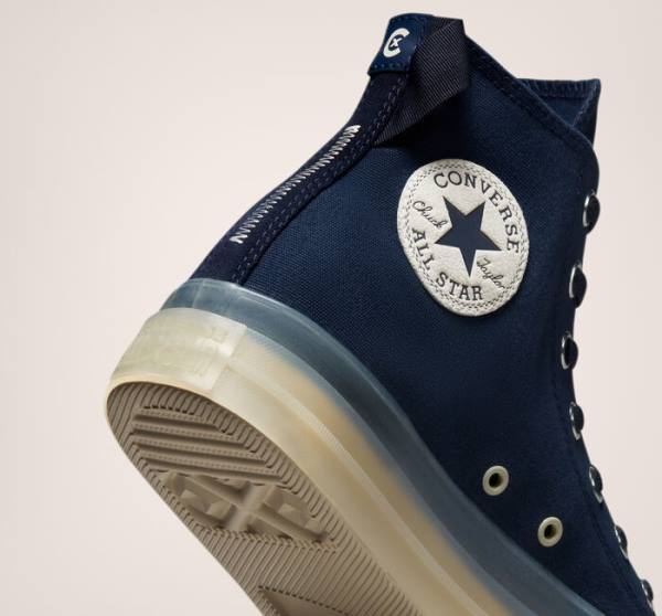 Women's Converse Chuck Taylor All Star CX Seasonal Color High Tops Shoes Navy / Obsidian | CV-896MIW