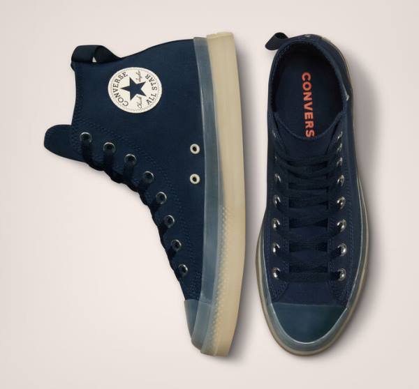 Women's Converse Chuck Taylor All Star CX Seasonal Color High Tops Shoes Navy / Obsidian | CV-896MIW