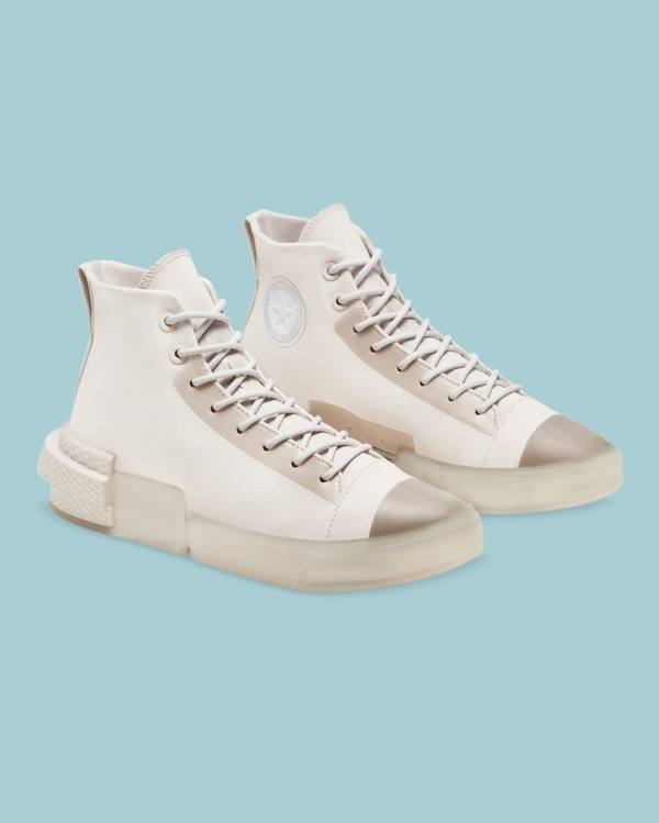 Women's Converse Chuck Taylor All Star Disrupt CX Monochrome High Tops Shoes Beige | CV-697JBT