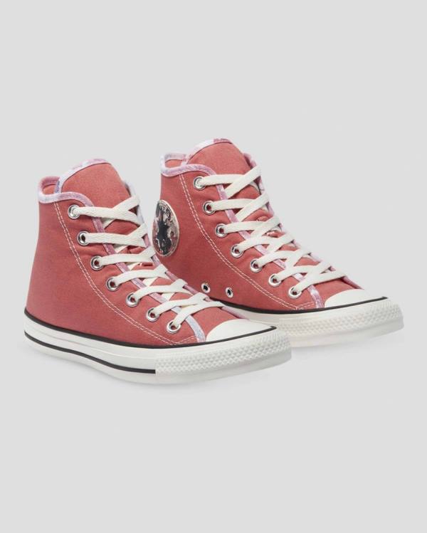 Women's Converse Chuck Taylor All Star Festival High Tops Shoes Pink | CV-807PTG