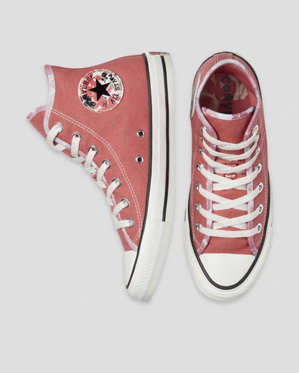 Women's Converse Chuck Taylor All Star Festival High Tops Shoes Pink | CV-807PTG