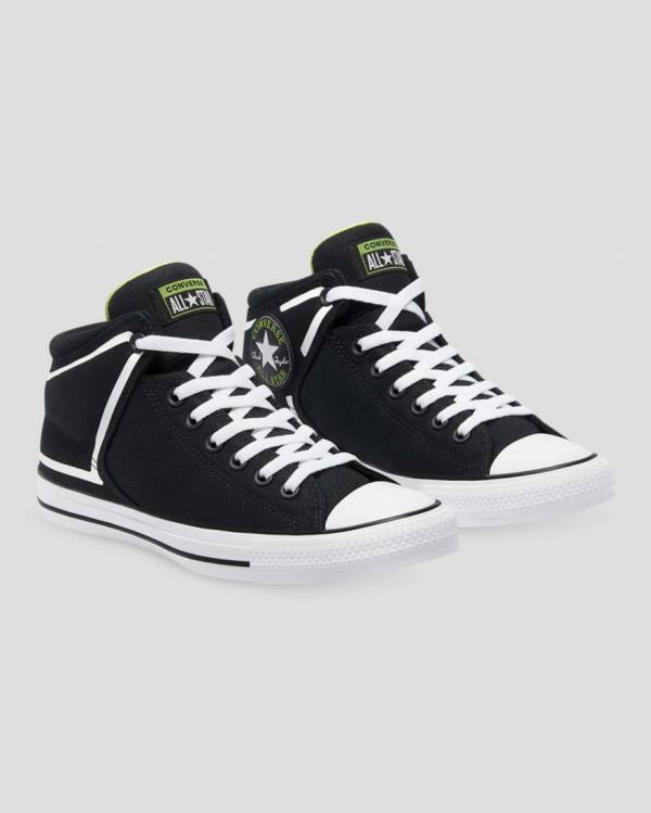 Women's Converse Chuck Taylor All Star High Street Dramatic Nights High Tops Shoes Black | CV-569DYW