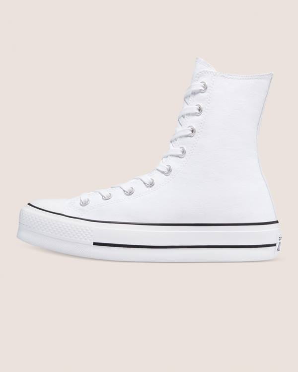 Women's Converse Chuck Taylor All Star Lift X- High Tops Shoes White | CV-978RDT