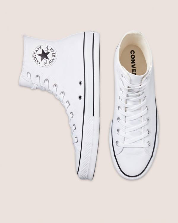 Women's Converse Chuck Taylor All Star Lift X- High Tops Shoes White | CV-978RDT