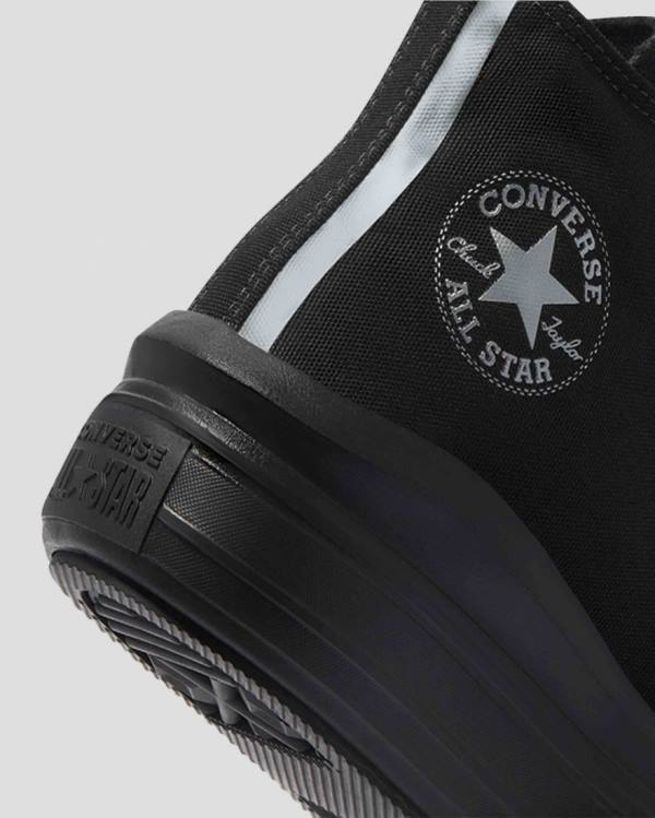 Women's Converse Chuck Taylor All Star Move Festival Platform High Tops Shoes Black | CV-176WXB