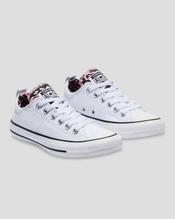 Women's Converse Chuck Taylor All Star Madison Low Tops Shoes White | CV-290XTZ