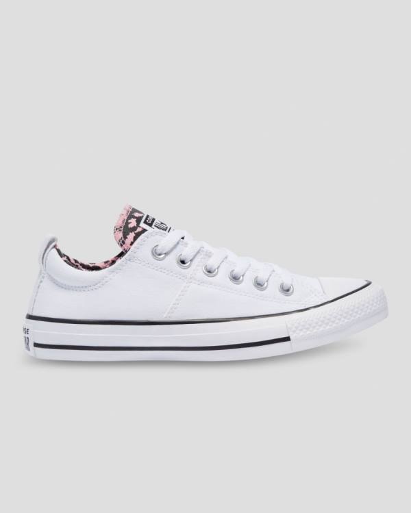 Women\'s Converse Chuck Taylor All Star Madison Low Tops Shoes White | CV-290XTZ