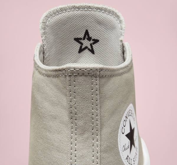 Women's Converse Chuck Taylor All Star Move Platform Seasonal Color High Tops Shoes Olive / White / White | CV-960AZL