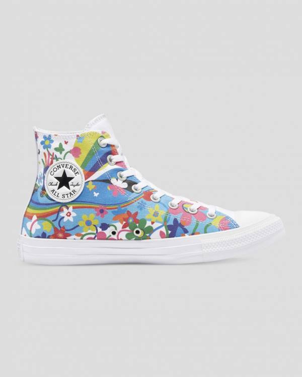 Women\'s Converse Chuck Taylor All Star Pride High Tops Shoes Multicolor | CV-045HZX