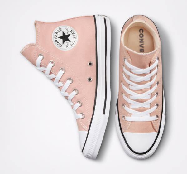 Women's Converse Chuck Taylor All Star Seasonal Color High Tops Shoes Pink | CV-372WLK