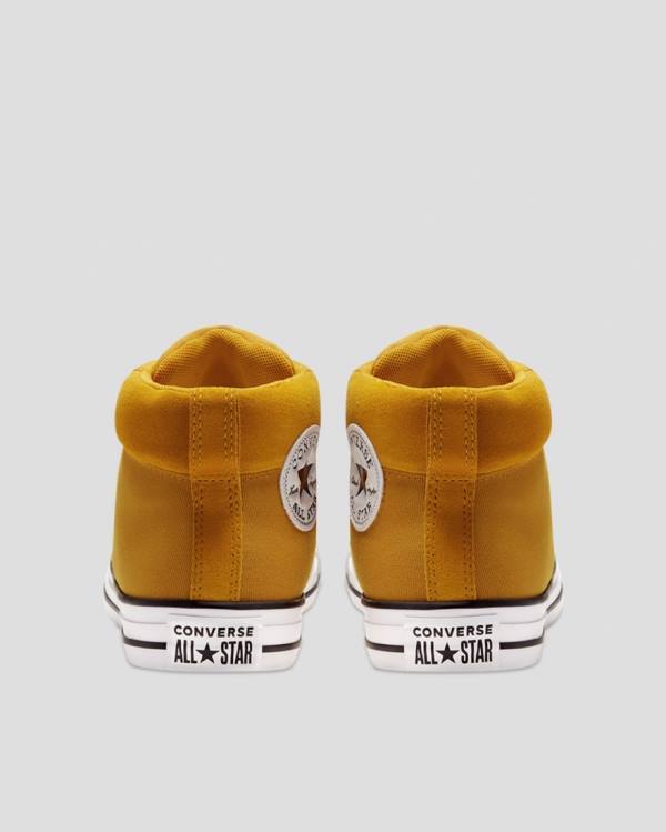 Women's Converse Chuck Taylor All Star Street Mix And Match High Tops Shoes Yellow | CV-452QXT