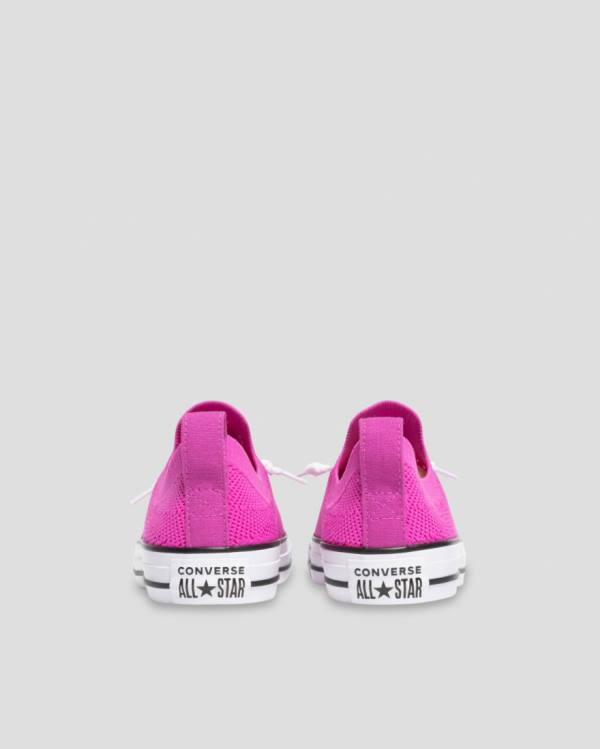 Women's Converse Chuck Taylor All Star Shoreline Knit Slip Low Tops Shoes Pink | CV-689XDU