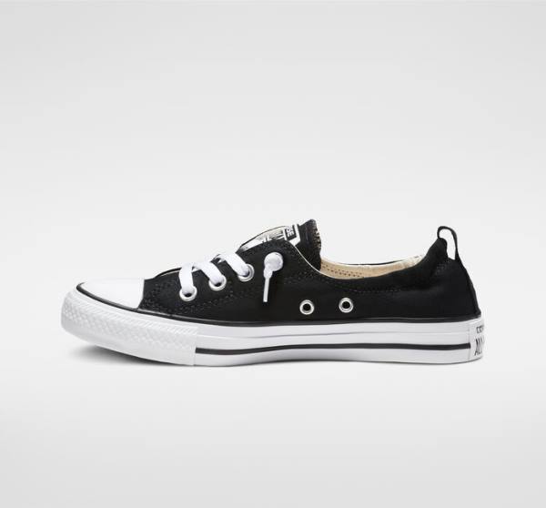 Women's Converse Chuck Taylor All Star Shoreline Slip Low Tops Shoes Black | CV-710SBV