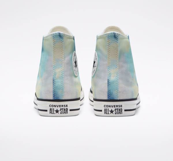 Women's Converse Chuck Taylor All Star Tie-Dye High Tops Shoes Multicolor / Black | CV-241JKH