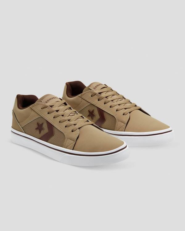 Women's Converse Distrito Low Tops Shoes Khaki | CV-834DYS