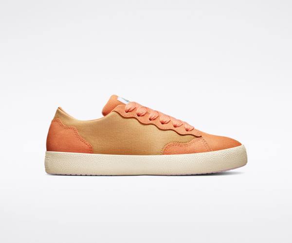 Women\'s Converse GOLF le FLEUR GLF 2.0 Low Tops Shoes Deep Yellow / Copper Brown / White | CV-749FWV