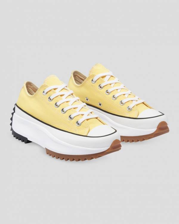 Women's Converse Run Star Hike Colour Splash Low Tops Shoes Yellow | CV-685NBA