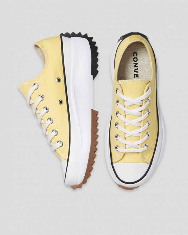 Women's Converse Run Star Hike Colour Splash Low Tops Shoes Yellow | CV-685NBA